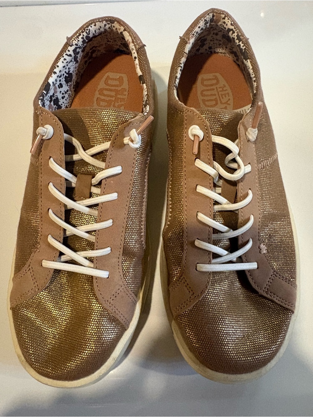 Women's Hey Dude Shoes, Karina Shimmer Size 9